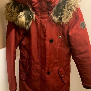 NWOT women’s winter coat size small in red